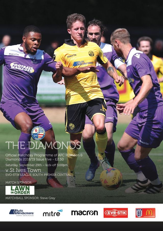 AFC Rushden & Diamonds Matchday Programme