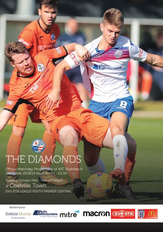 AFC Rushden & Diamonds Matchday Programme