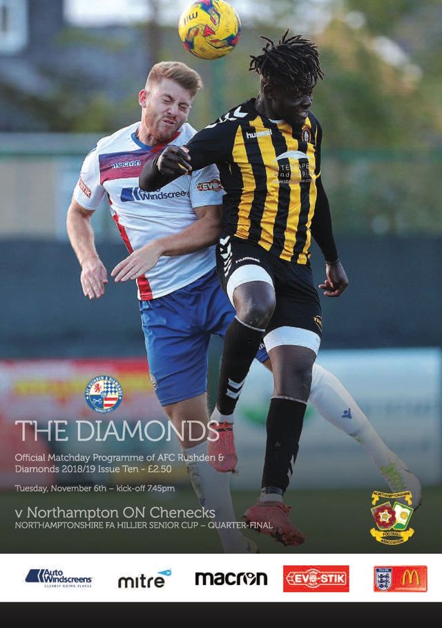 AFC Rushden & Diamonds Matchday Programme