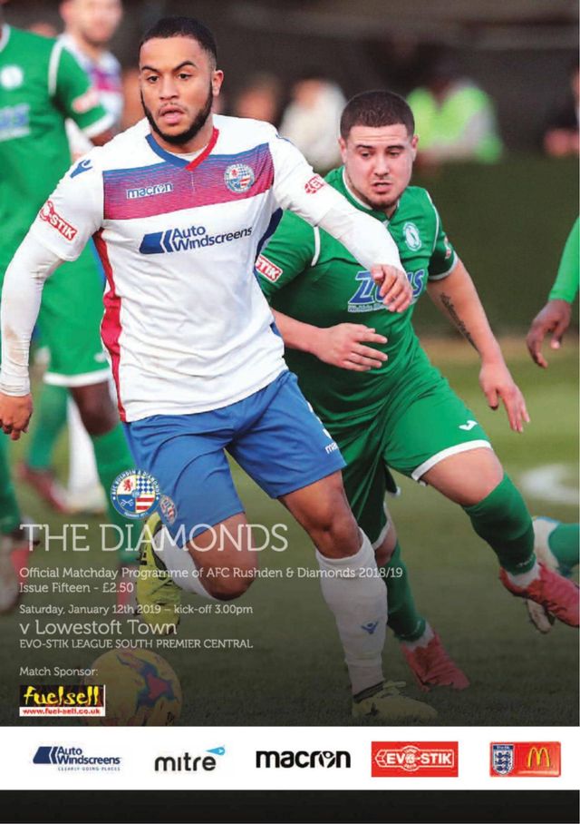 AFC Rushden & Diamonds Matchday Programme
