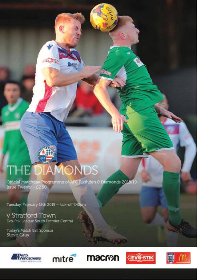 AFC Rushden & Diamonds Matchday Programme