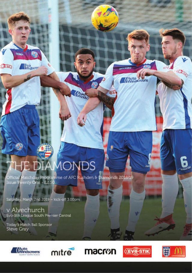AFC Rushden & Diamonds Matchday Programme