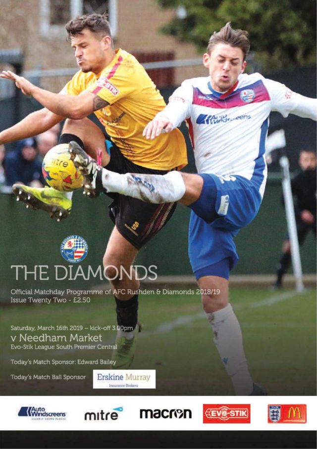 AFC Rushden & Diamonds Matchday Programme