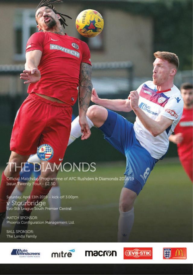 AFC Rushden & Diamonds Matchday Programme