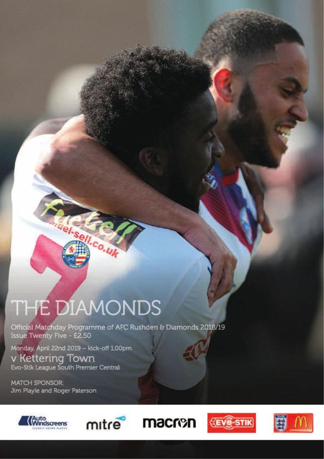 AFC Rushden & Diamonds Matchday Programme