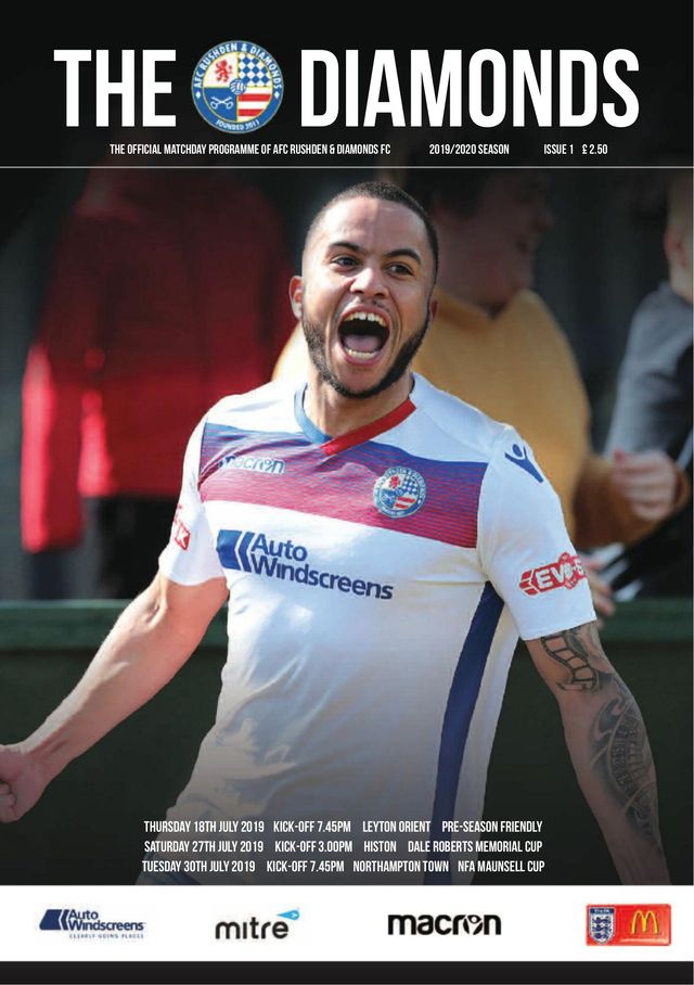 AFC Rushden & Diamonds Matchday Programme