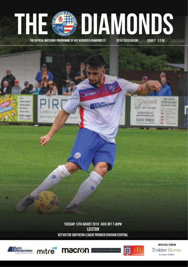 AFC Rushden & Diamonds Matchday Programme