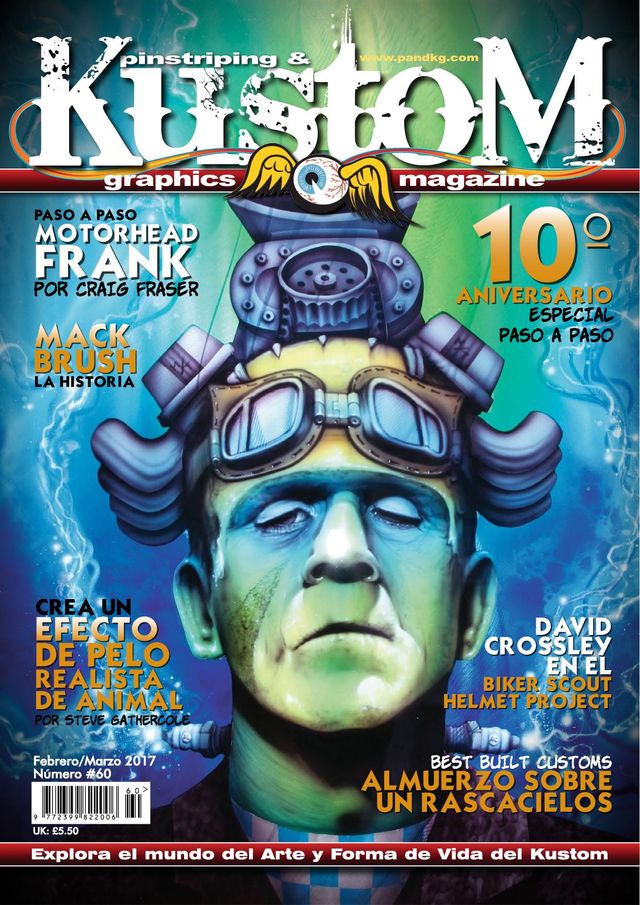 Pinstriping & Kustom Graphics Magazine Spanish editions