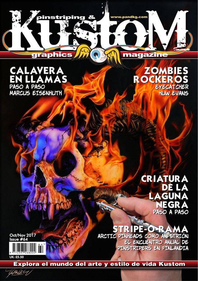 Pinstriping & Kustom Graphics Magazine Spanish editions