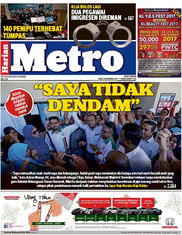 Harian Metro - Semenanjung