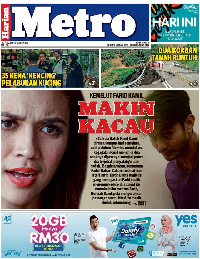 Harian Metro - Semenanjung