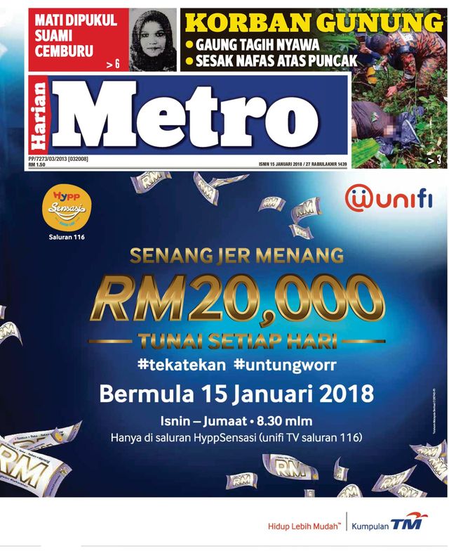 Harian Metro - Semenanjung