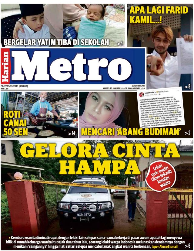 Harian Metro - Semenanjung