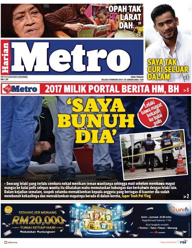 Harian Metro - Semenanjung
