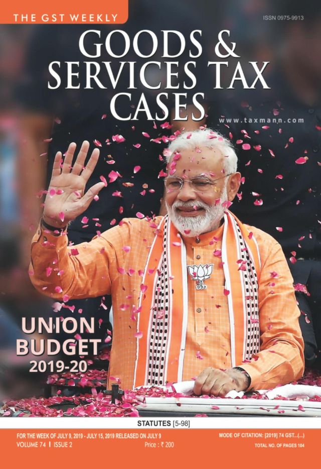 Goods & Services Tax Cases