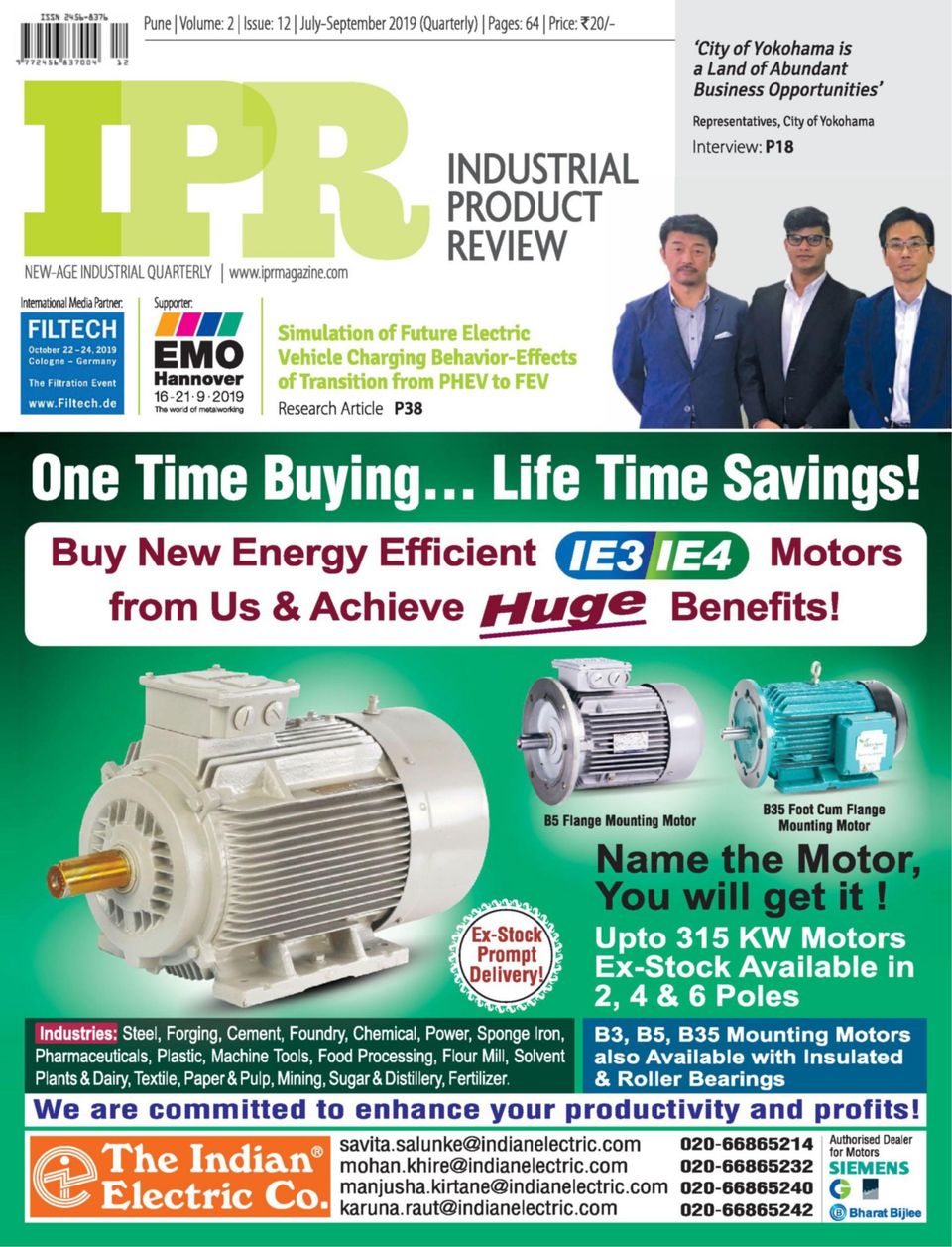 Industrial Product ReviewJuly September 2019 Magazine