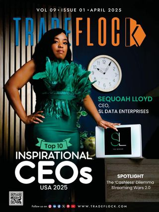Trade Flock - Top 10 Inspirational CEOs USA 2025 Trade Flock Cover - Top 10 Inspirational CEOs USA 2025 Edition