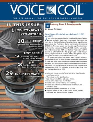 Voice Coil  Cover - June 2025 Edition