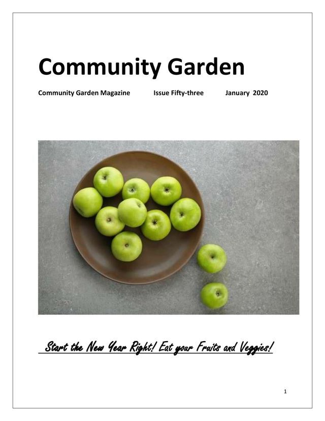 Community Garden Magazine