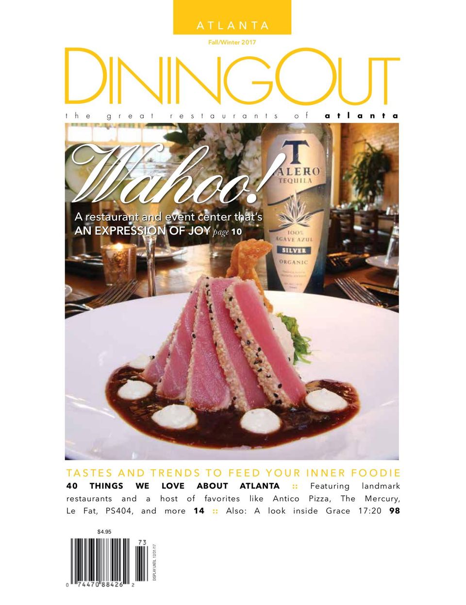 Get your digital copy of DiningOut Atlanta Magazine-Fall/Winter 2017 issue