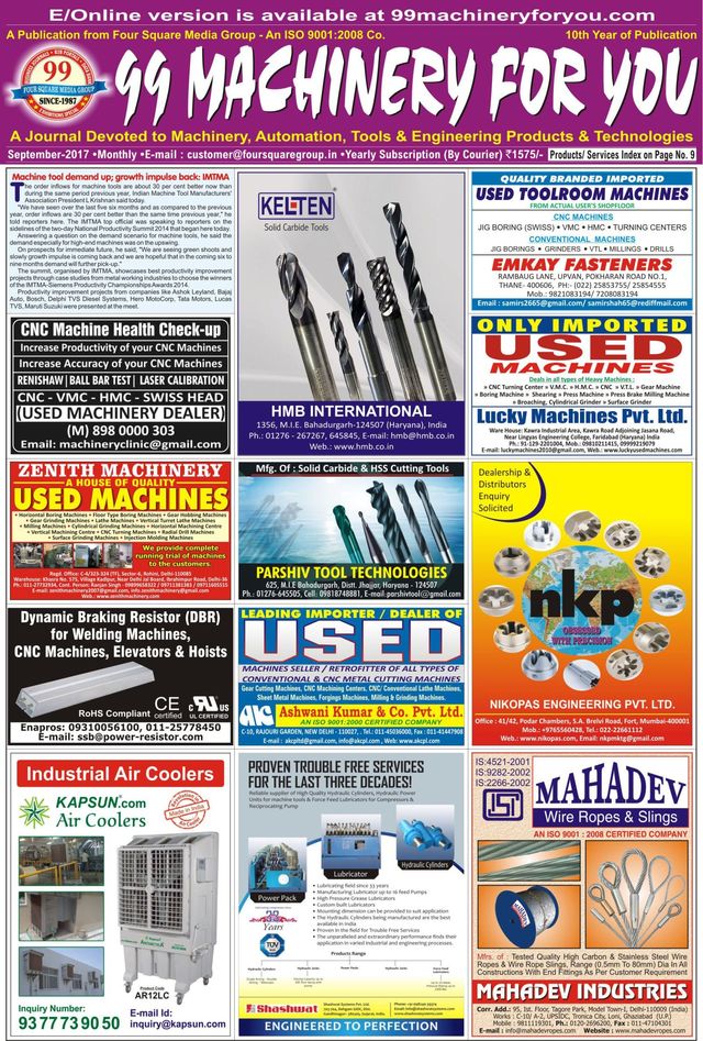 99 Machinery For You