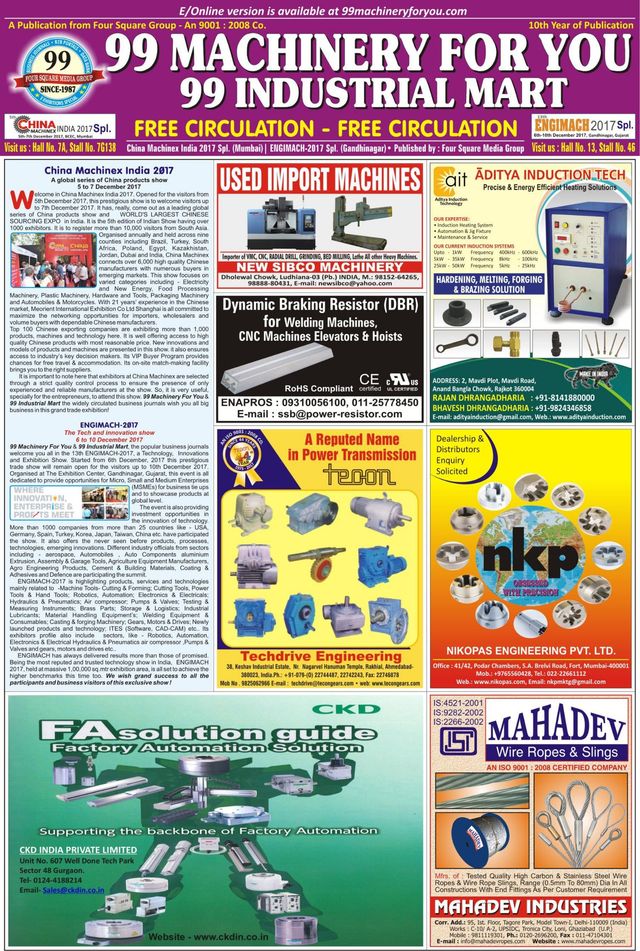 99 Machinery For You