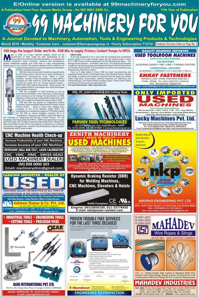 99 Machinery For You