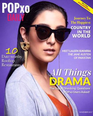 POPxo Lifestyle Magazine  Cover - November 2017 Edition