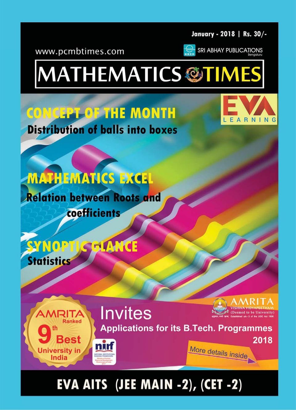 Get digital access to MATHEMATICS TIMES - January 2018 issue | Magzter.com