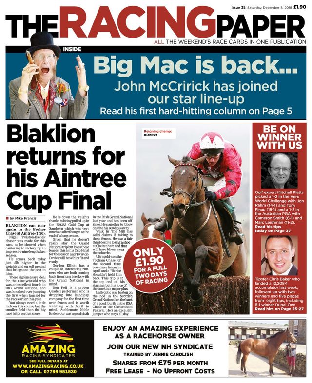 The Racing Paper