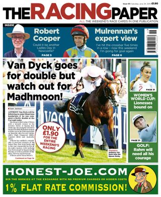 The Racing Paper - June 29,2019 The Racing Paper Cover - June 29,2019 Edition