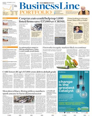 The Hindu Business Line