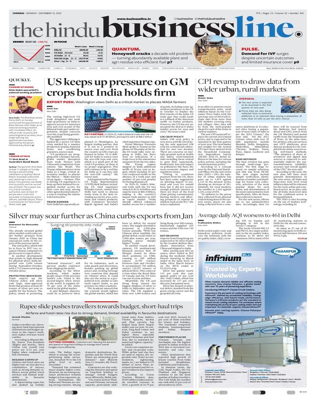 The Hindu Business Line