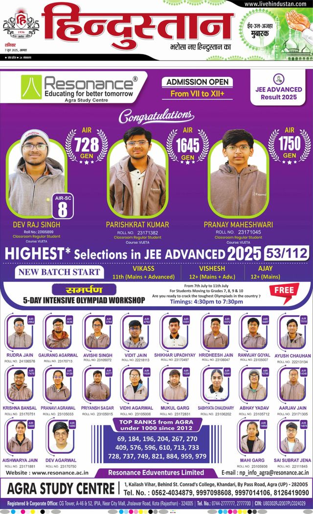 Hindustan Times Hindi Agra