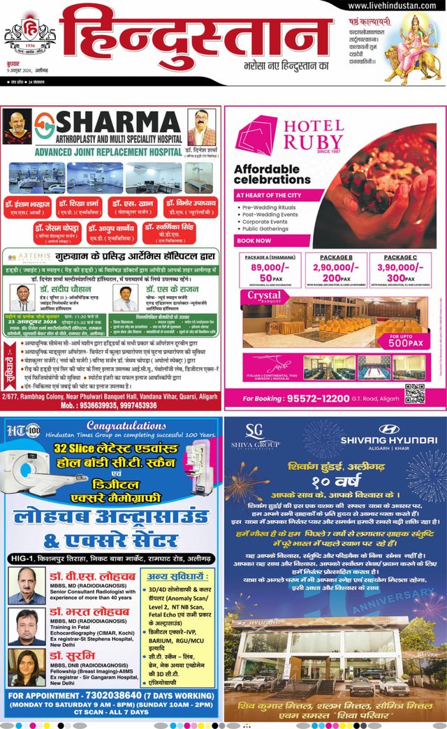 Hindustan Times Hindi Aligarh