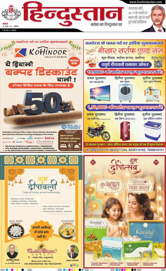 Hindustan Times Hindi Aligarh