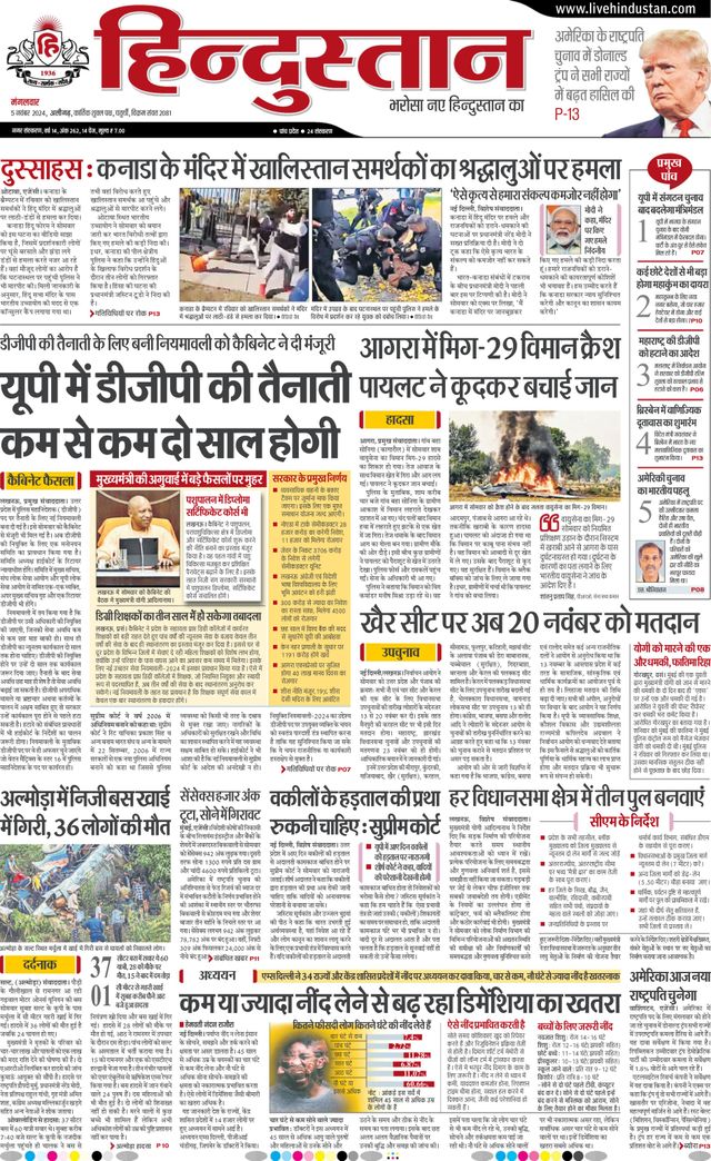 Hindustan Times Hindi Aligarh