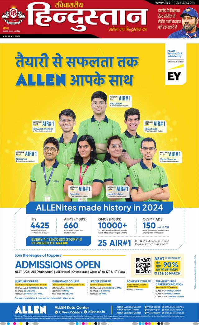 Hindustan Times Hindi Aligarh