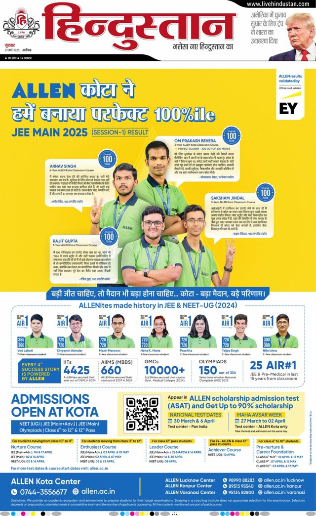 Hindustan Times Hindi Aligarh