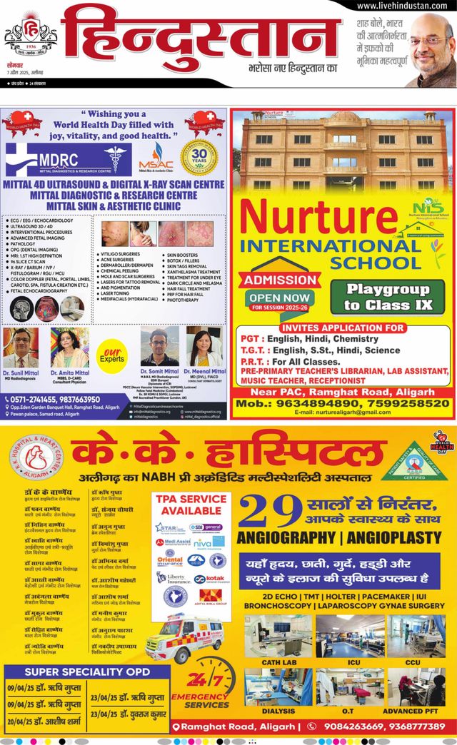 Hindustan Times Hindi Aligarh