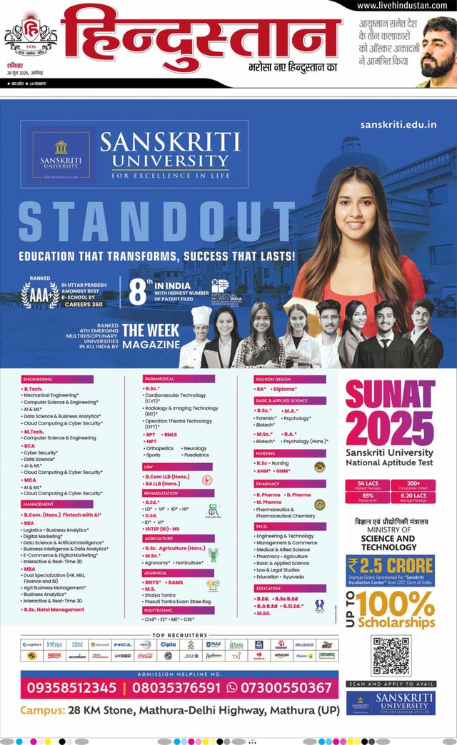 Hindustan Times Hindi Aligarh