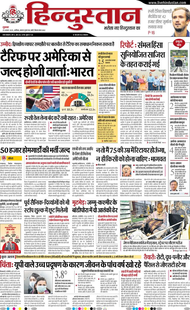 Hindustan Times Hindi Aligarh