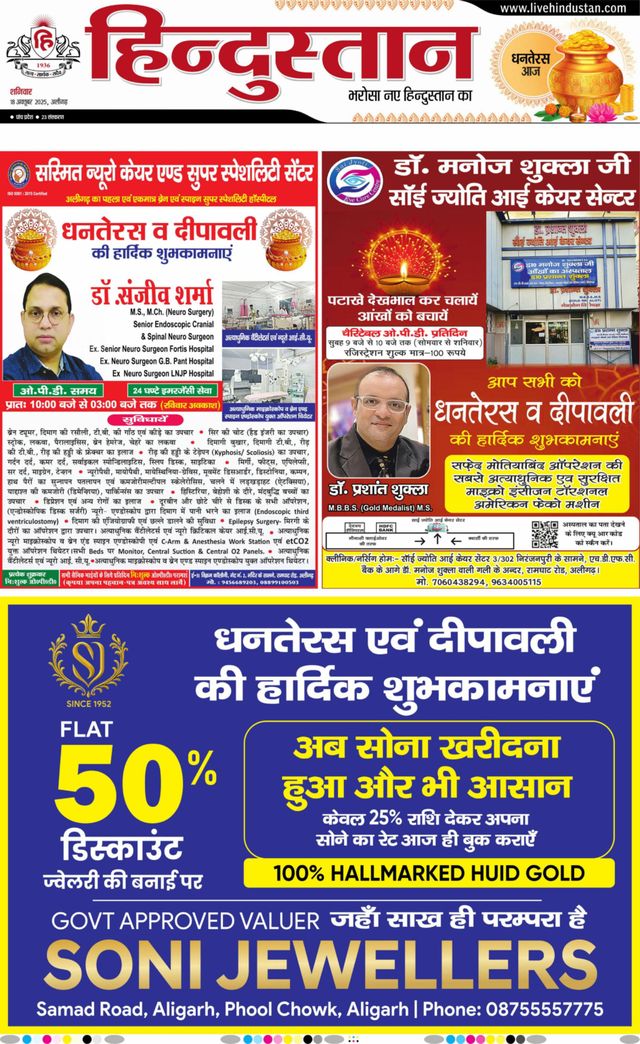 Hindustan Times Hindi Aligarh
