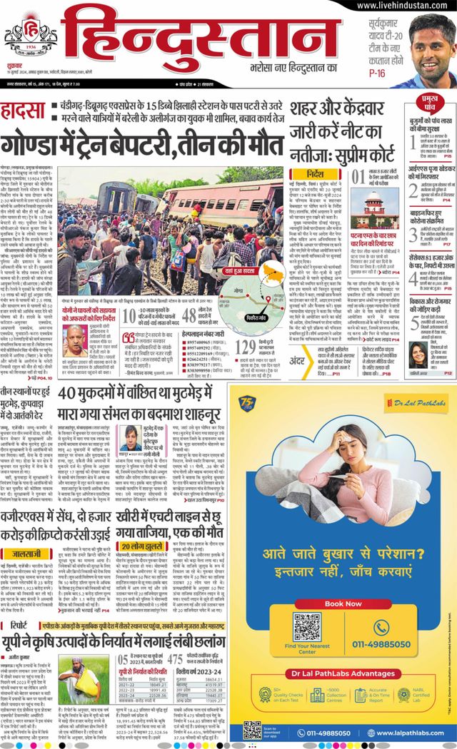 Hindustan Times Hindi Bareilly