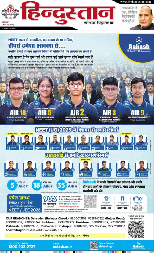 Hindustan Times Hindi Dehradun