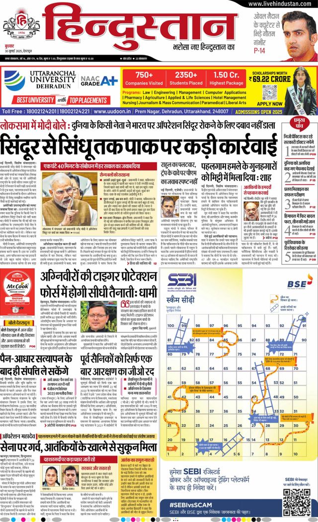 Hindustan Times Hindi Dehradun