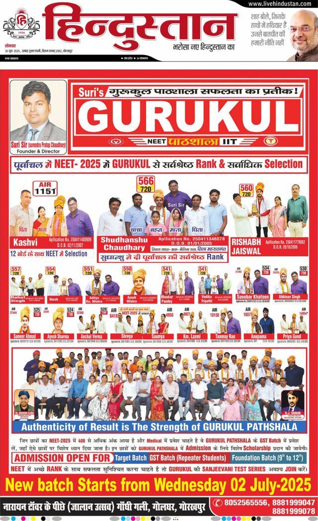 Hindustan Times Hindi Gorakhpur