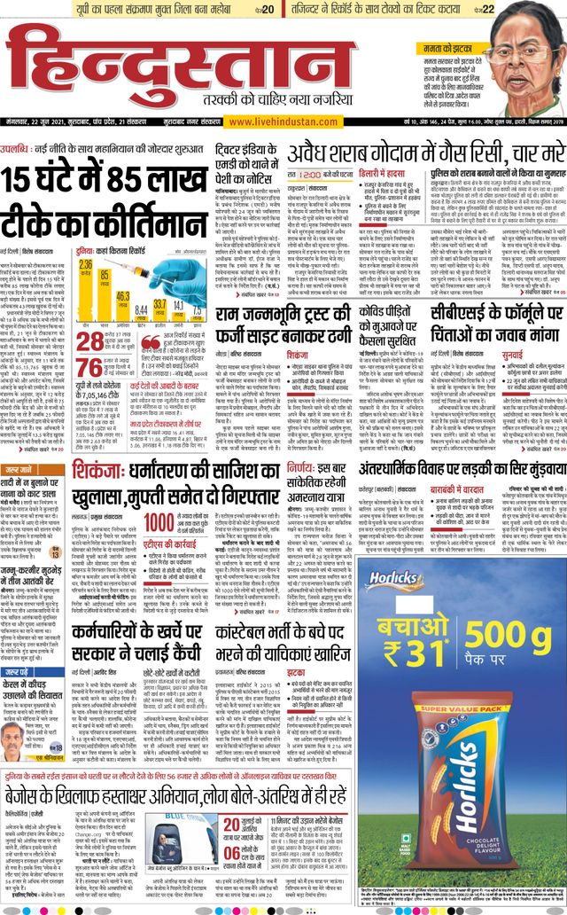 Hindustan Times Hindi Moradabad