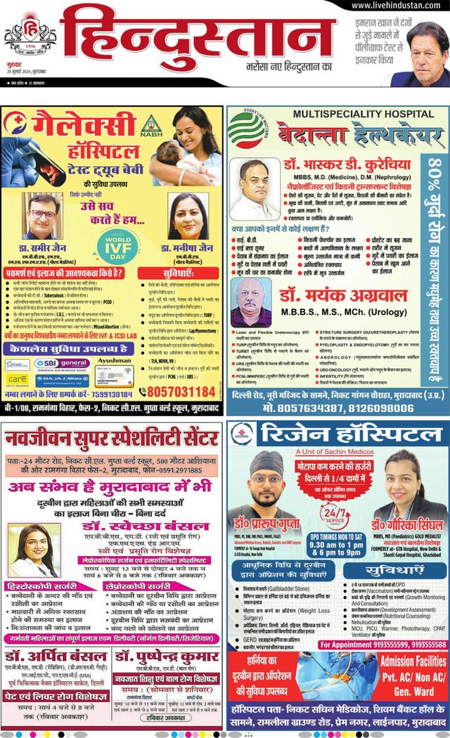 Hindustan Times Hindi Moradabad