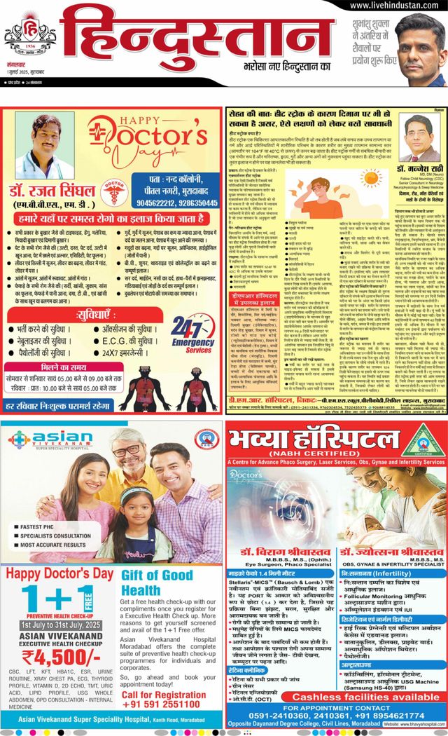 Hindustan Times Hindi Moradabad